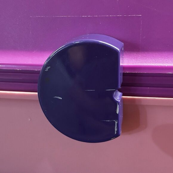 Caboodles Makeup Case Box Kit Purple Pink Crafts Organizer Storage Vintage USA - Picture 3 of 9